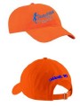 Orange Cotton Logo Cap